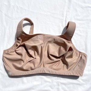 Glamorise 42G Plus Size Hi-Impact Sports Bra Underwire #9066 Café